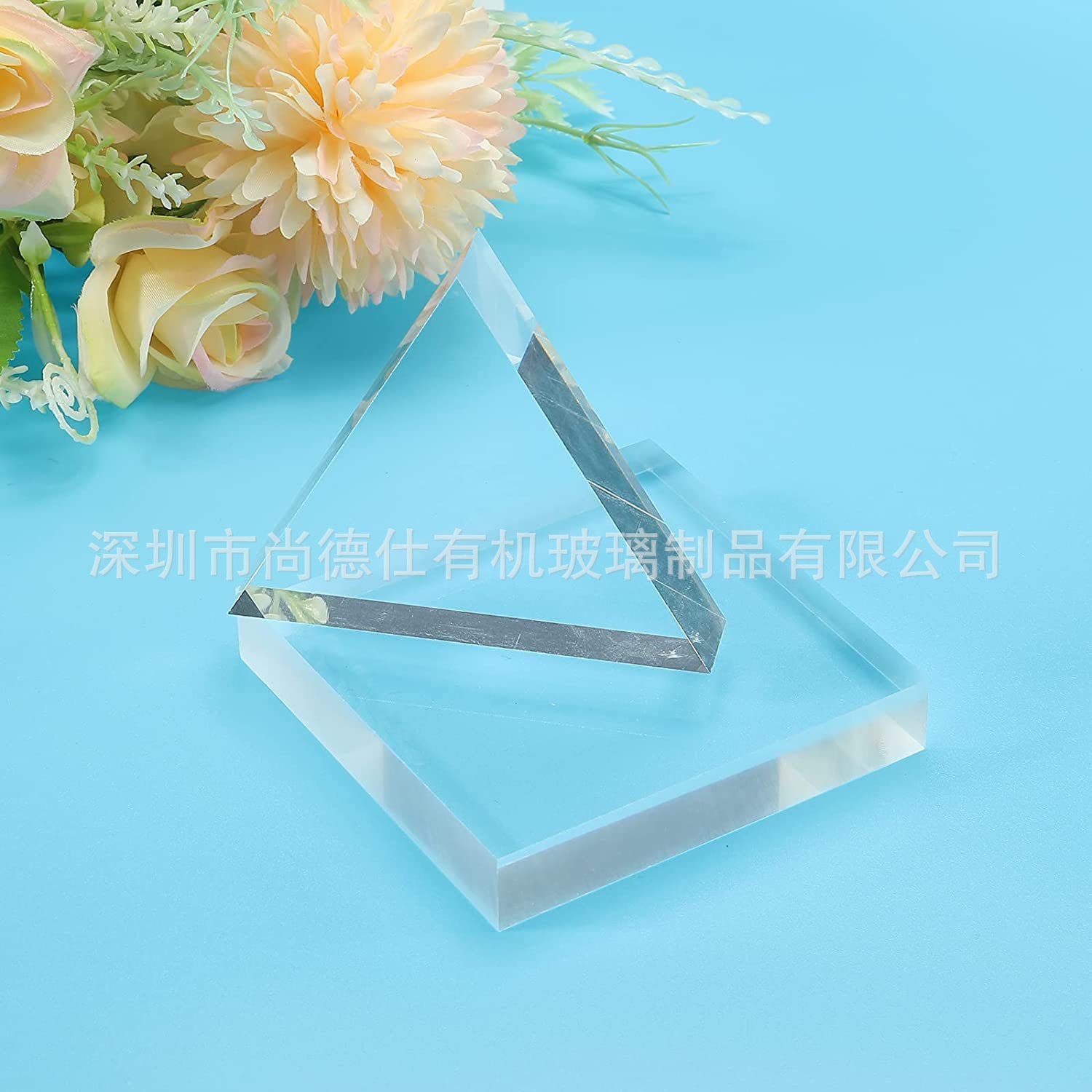 惠州道具套装亚克力几何立方体用于照片拍摄化妆工具香水装饰透明