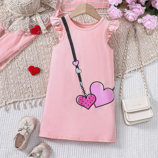 EW���Qͯ�b ��Сͯ��ƷŮͯ���Ŀ���Ŀ��ӡ��ᘿ��B��ȹQ1655-C