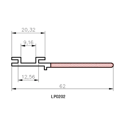strip expansion bin slides out – Vehicle Sealing Strip - lp0202105m