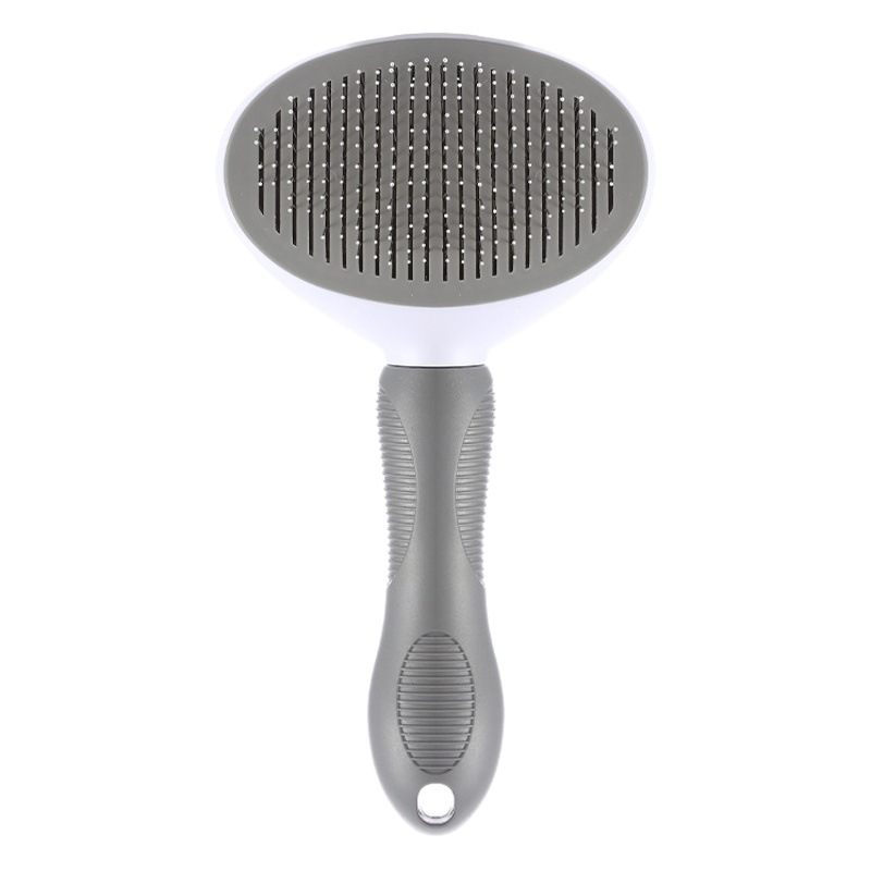 Cross-border peine para mascotas gato peine perro de un solo clic peine de eliminación de pelo automático decoloración nudo cepillo de belleza al por mayor