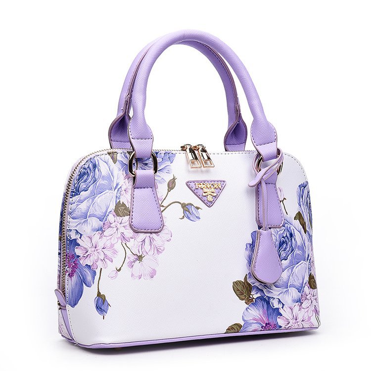 New trendy printed shell bags, European and American women's bags, single-shoulder crossbody hand-held women's bags, cross-border one-piece delivery worldwide undefined