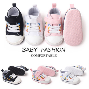 baby shoes baby classic canvas embroidered baby soft bottom toddler shoes baby shoes BC2301