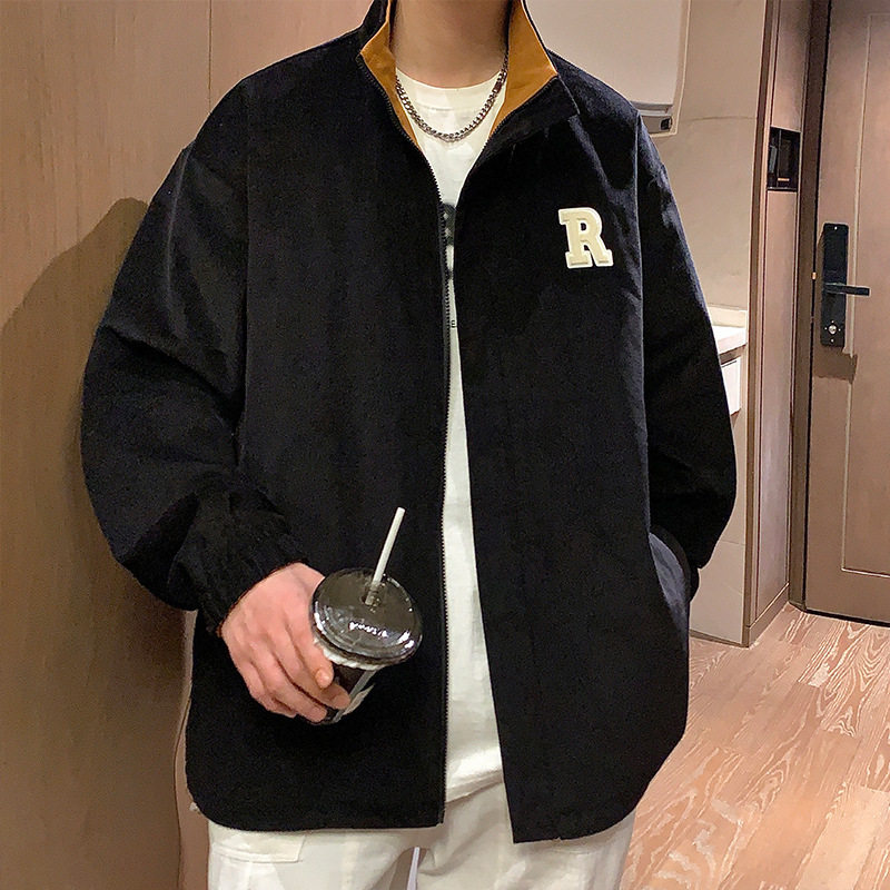 跨境直播款爆款传洋数据款夹克双面穿男士夹克杰克主推年爆款