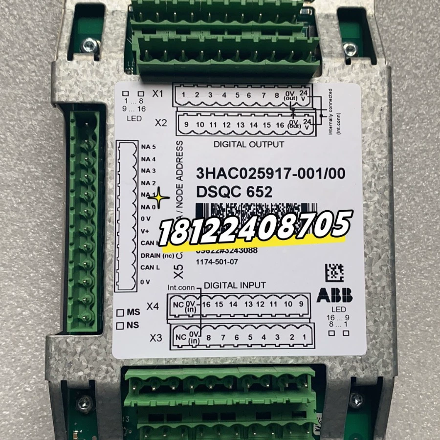 Модуль промышленного робота DSQC652 3HAC025917-001, поставка, цена по договоренности