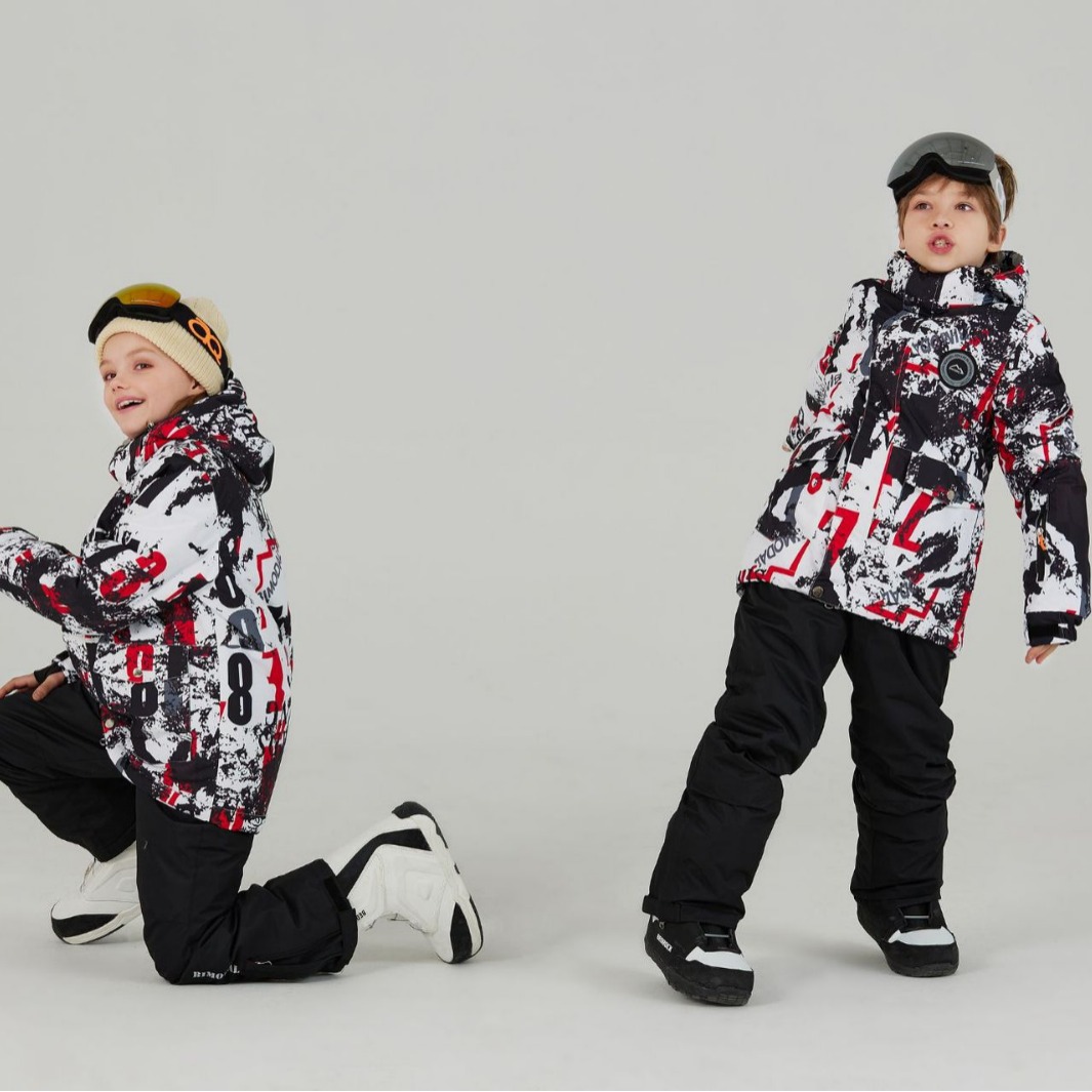 Kid's Clothing Children's ski suit set single board double board thick warm outdoor skiing_voghion.com