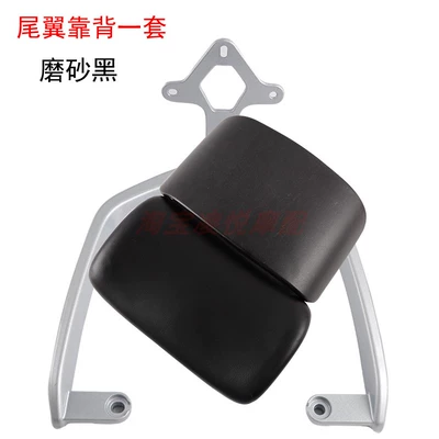 Electric car rear backrest, EB electric scooter, rear backrest - tail-wing-small-bracket-backrest-matte-black-default-item