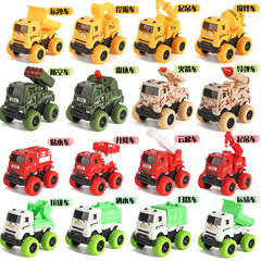 Children's toy truck wholesale night market stall display off-road construction vehicle small toy for boys excavator