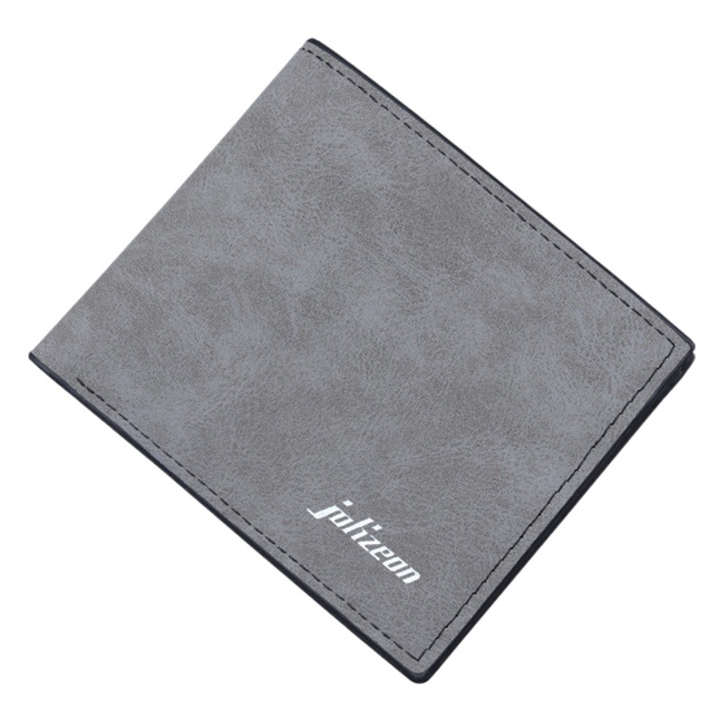 Cartera titular de la tarjeta billetera dos en uno de los hombres cortos de los hombres titular de la tarjeta una cartera de los hombres de la marca de moda estudiante de los hombres jóvenes