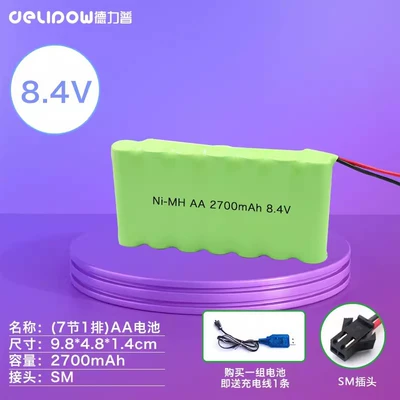 Hibrid akkumulyator batareyaları rechargeable Ni-MH battery pack - 84v2700mah-7-sections-in-a-row-sm-plug