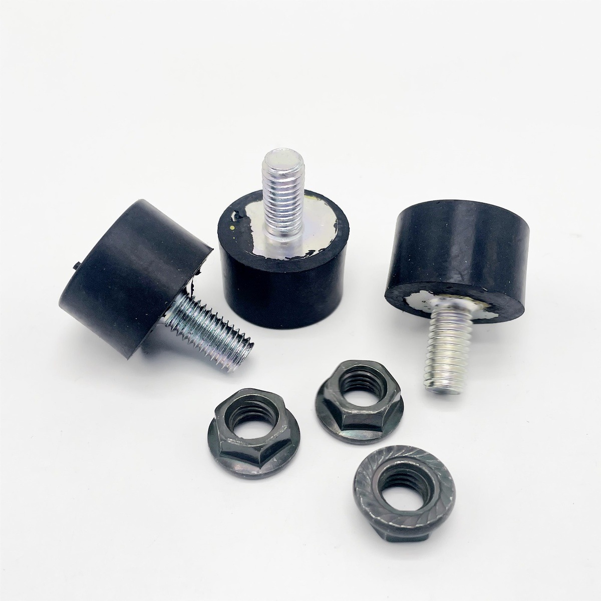 Yadi Electric Vehicle Double Support Buffer Rubber Round Electric Motorcycle Thigh Anti-Collision Rubber Main Bracket Spacer Rubber Pad Original Part