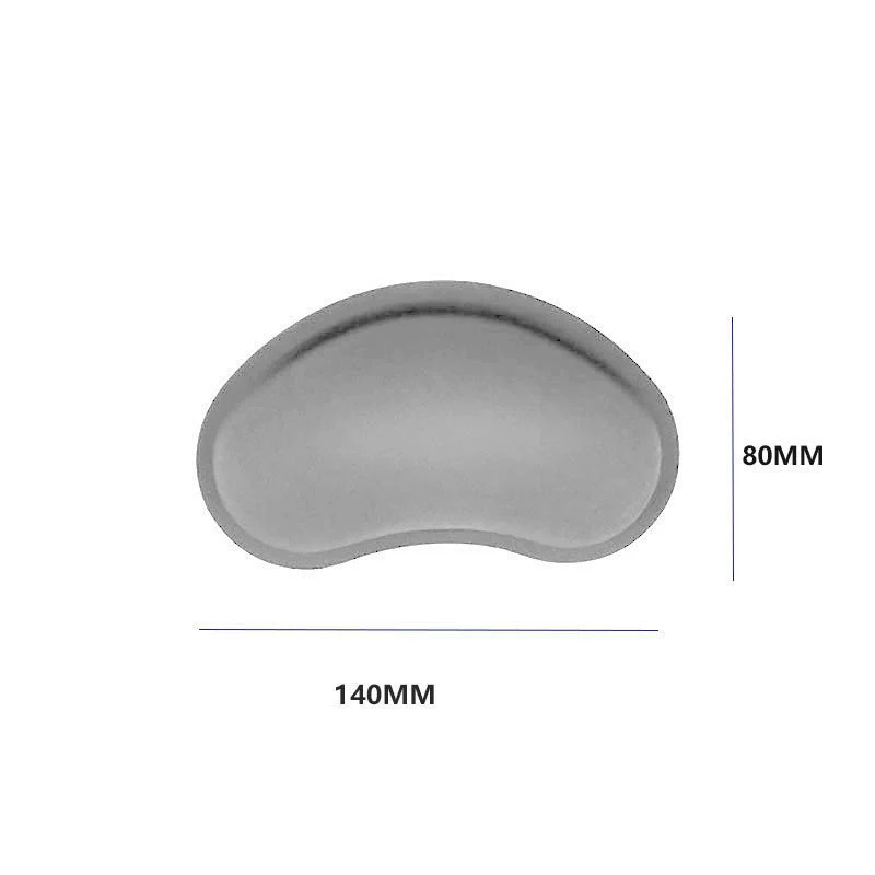 Alfombrilla de ratón de espuma viscoelástica de goma Amazon, almohadilla de muñeca antideslizante para oficina, almohada de descanso para manos con teclado de rebote lento