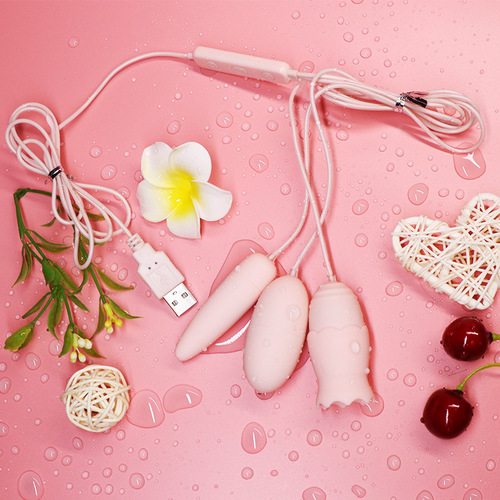 Jiuai adult erotic flirting supplies vibrating egg remote control toy for female masturbation and outdoor wear vibrating tongue licking