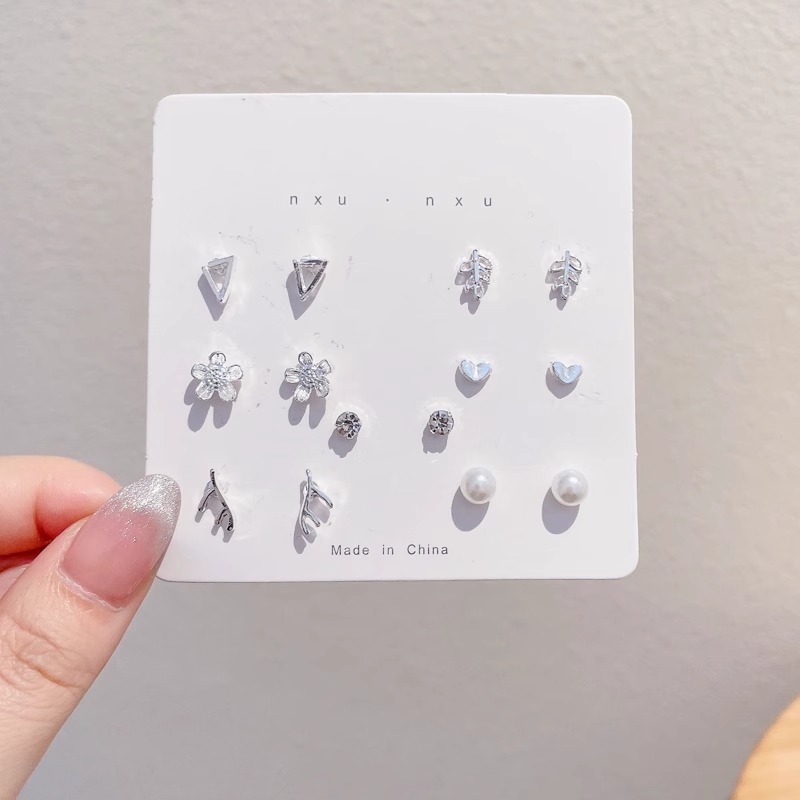 Flores triangulares 7 piezas