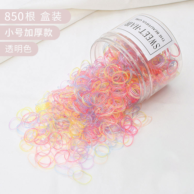 Corea del Sur red elástica mujer corda de cabeza coreana inssen sistema simple anillo de cabello atado pelo pequeño cubierta de cuero tocado