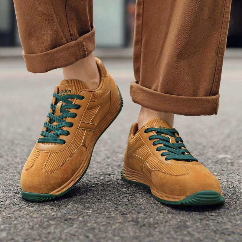 Мужская обувь 2025 новый ретро моральная обувь мужская продвинутого чувство спорта повседневная обувь