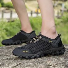 2025春秋季男网鞋夏季透气涉水男士运动休闲跑步潮鞋韩版登山鞋