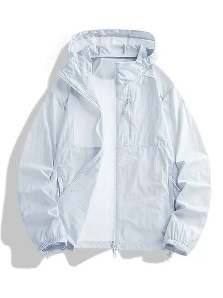 2026 New Summer Sun Protection Clothing for Men and Women, Ice-Feel Ultra-Thin Breathable Outdoor Mountain-Style Sun Protection Jacket, Fishing Clothing