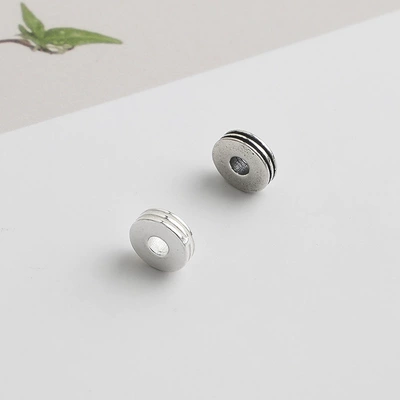 Zərgərlik ara hissələri Striped Spacer Beads DIY Beaded