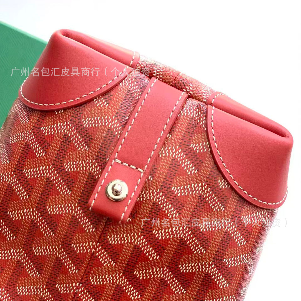 Goyard Bowling 25 Toiletry Bag Red