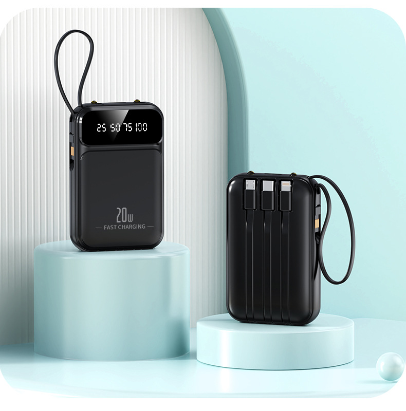 3C Certified Power Bank with Custom Logo 10000mAh Cross-Border Wholesale Portable Mobile Power Bank Gift