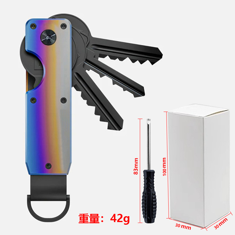 Keychain metal spot transfronterizo de aleación de aluminio Key Holder Best regalos en el extranjero