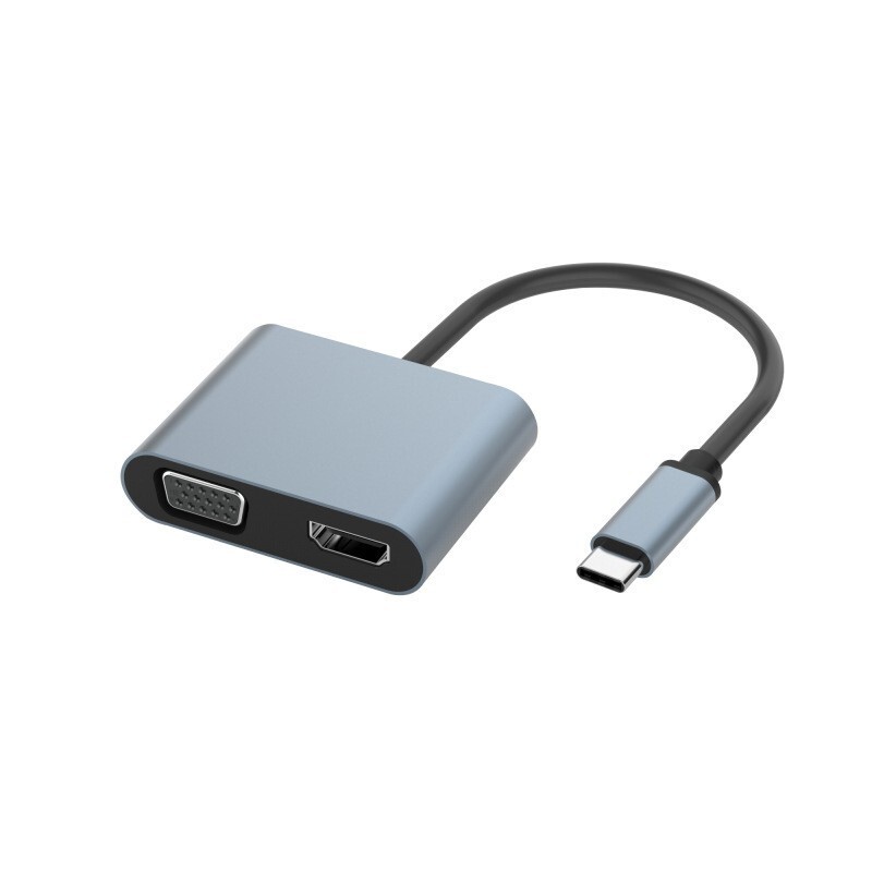 Type-C docking station USB-C to HDMI/VGA converter for Apple computer iPad Huawei docking station