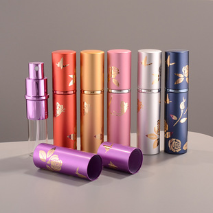 Spot wholesale 10ml perfume packaging bottle portable spray bottle glass liner cosmetic packaging spray bottle
