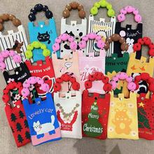 新款mini高级感可爱编织迷你针织包包手机百搭便携通勤斜挎小方包