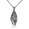 Double-sided necklace, fashionable pendant for beloved suitable for men and women, European style