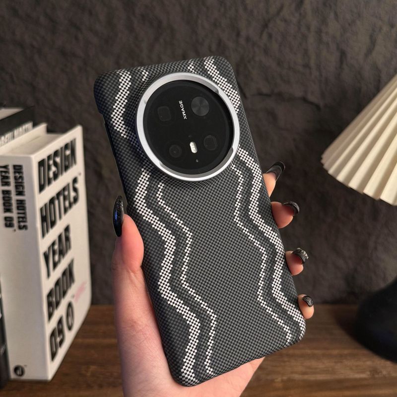 赤蛇权杖适用华为Mate70Pro+磁吸手机壳凯夫拉纹Pura80防摔保护套|undefined