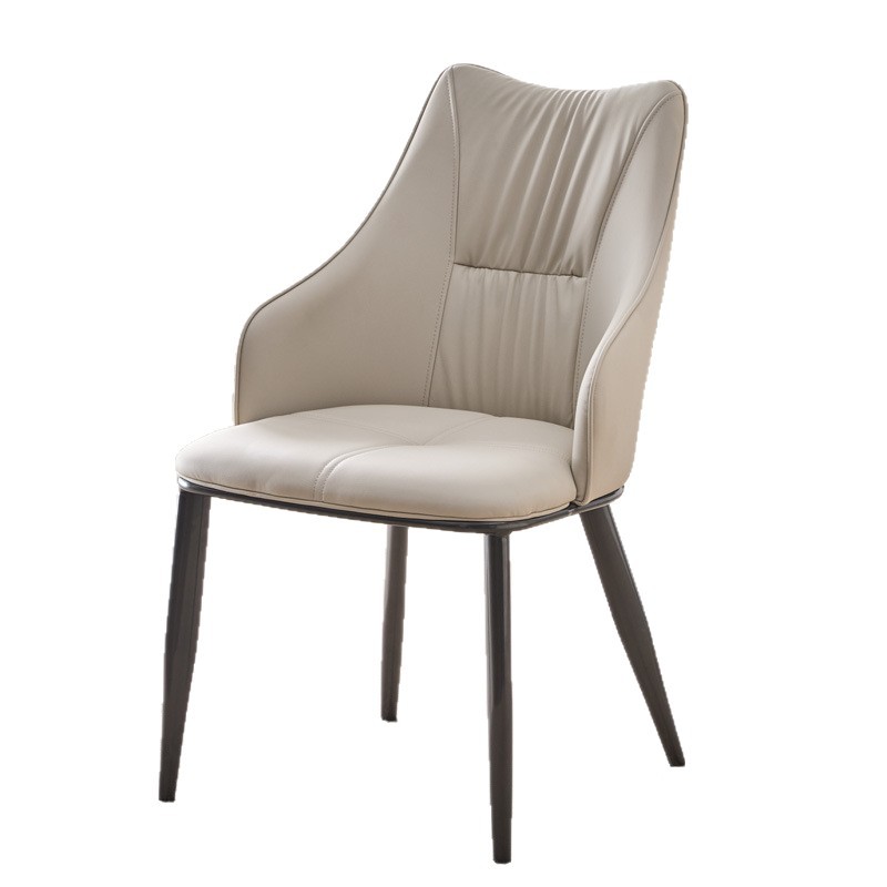 Silla de comedor de lujo ligera italiana silla de comedor casera taburetes nórdicos silla de hotel de negociación moderna