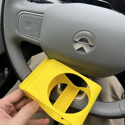 holder, ET5 central console beverage stand, Car cup holder/beverage holder - 3d-printed-yellow