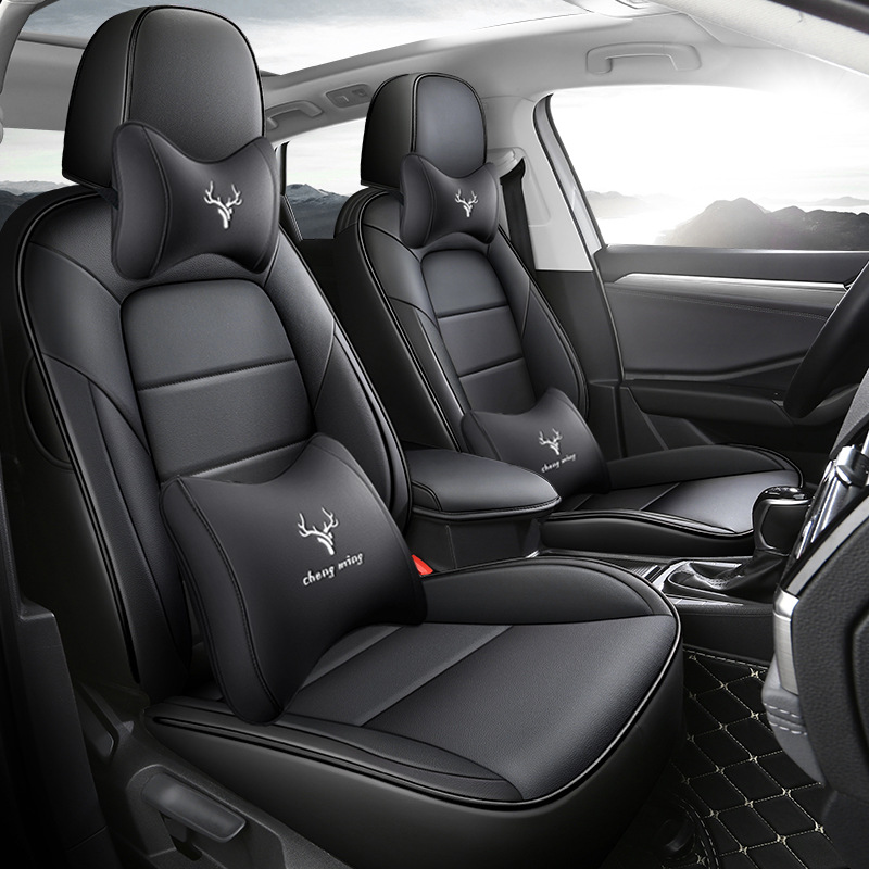 Jetta VS5 special car seat cover four seasons universal full-surround cushion vs5 perforated leather breathable seat cover cushion