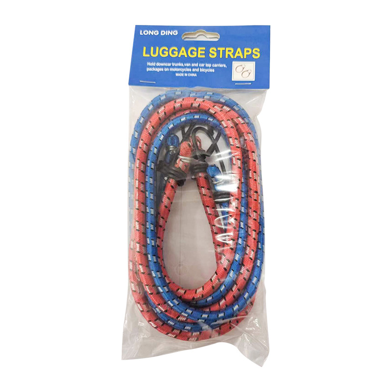 Cuerda de equipaje de goma elástica alta cuerda elástica cuerda correa de equipaje bicicleta correa de goma corbata cuerda banda elástica