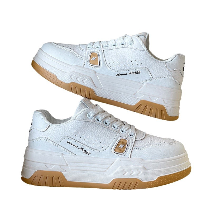 Zapatos Negros de Suela Gruesa Estilo Chanel de Meilade para Mujer, Primavera 2025, Nuevas Zapatillas Deportivas Retro Alemanas Versátiles para Estudiantes.