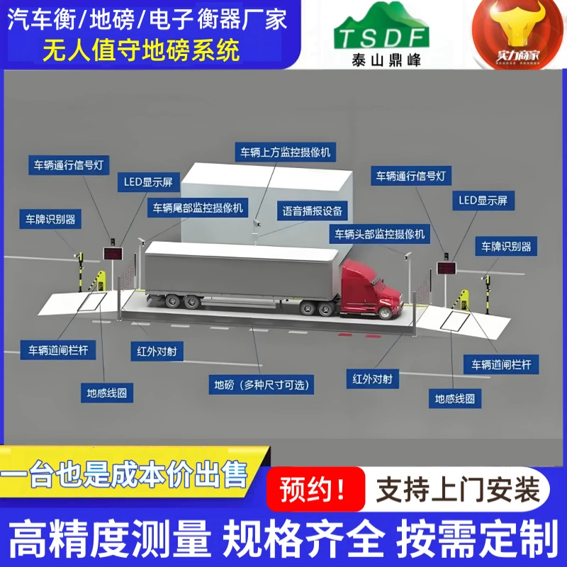 Экспортные электронные весы для грузовиков 100 тонн Сплит электронные весы Внешняя торговля Экспорт весы Сплит электронные весы