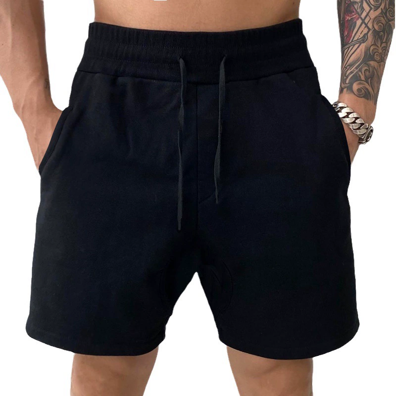 Летние спортивные тонкие шорты для тренажёрного зала, дышащие брюки, slim fit, для бега