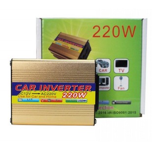 220W12V to 220V High-Power Intelligent Transformer Anti-Shock Outdoor Home Car Inverter USB