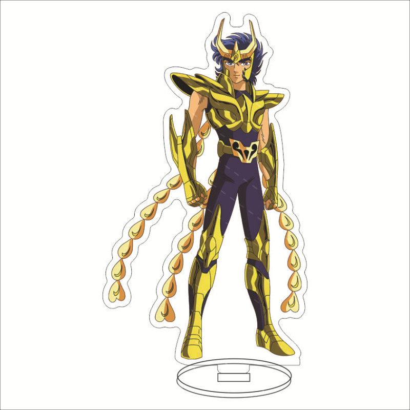 聖闘士星矢大立牌城戸沙織氷河紫龍瞬一輝童虎アクリル置物|undefined