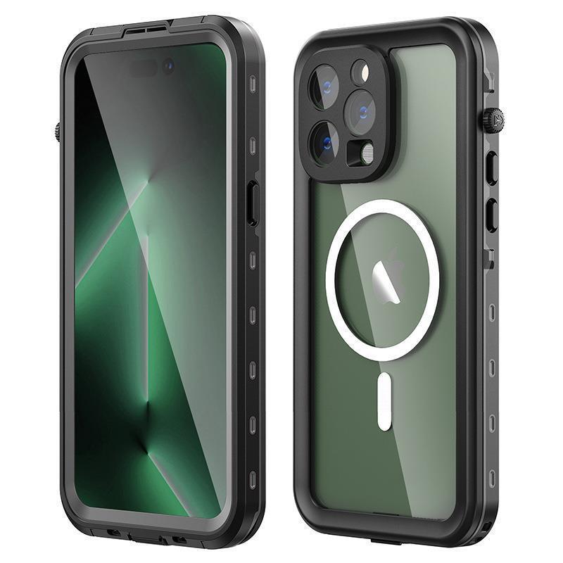 Suitable for Apple Iphone14 Promax Mobile Phone Waterproof Case 14Pro Swimming and Diving Sports Waterproof Protective Case