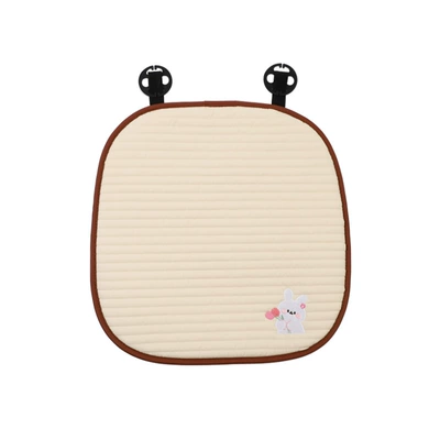 Four Seasons General Motors Seat Seat cushion, seat cover - quilted-beige-tulip-rabbit-cushion-front-row
