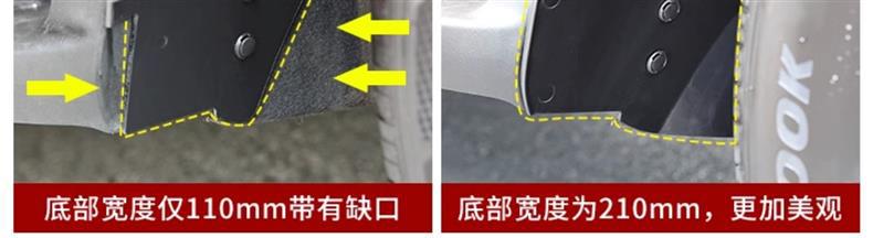Special Tank 300 Lined Fender Rear Tire Modified Door Mudguard Leather Off-Road Version Urban Version Decorative Accessories