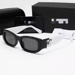 Chanel 5525 Black & White Leg Statement Sunglasses Vintage Sun Shades UV Protection Slimming Face Style
