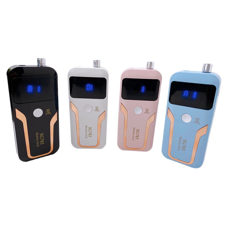 La lijadora de uñas reemplaza el mango de metal 35000RPM rectificador de uñas pulido silencioso y pulido de uñas eléctrico exfoliante