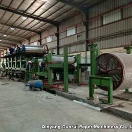 供应1092小型瓦楞原纸造纸机，牛皮挂面纸造纸机及配件