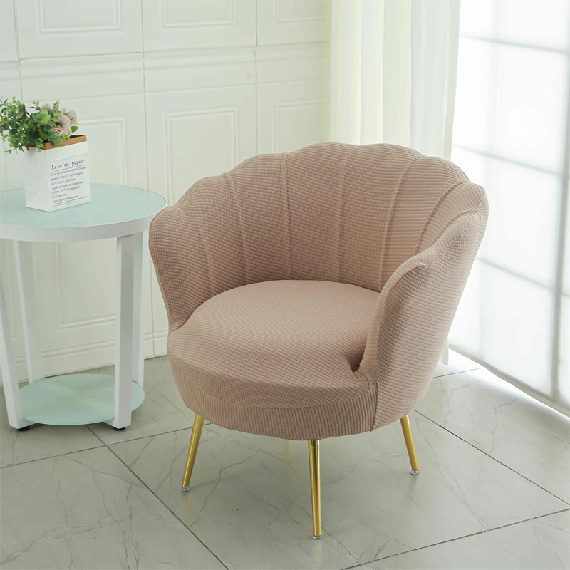 Cubierta de silla de pétalo nuevo jacquard elástico Four Seasons Universal maquillaje silla palillos cubierta arco anti-gato cero