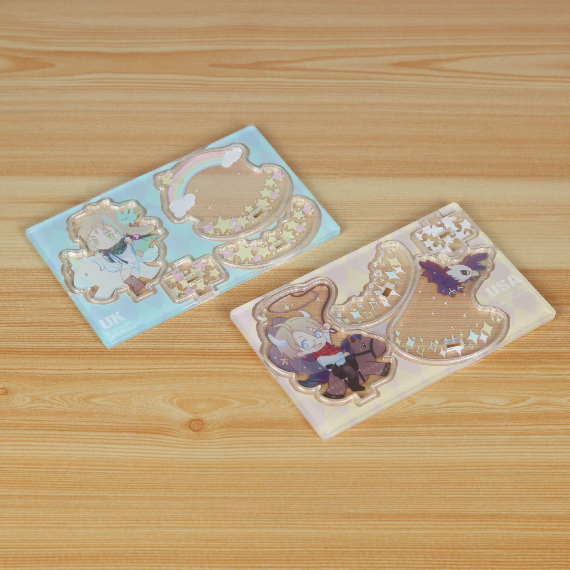 Производитель спот акриловой брелок двухсторонний подвеска оптовая креативная реклама мультфильм аниме ключ подвеска