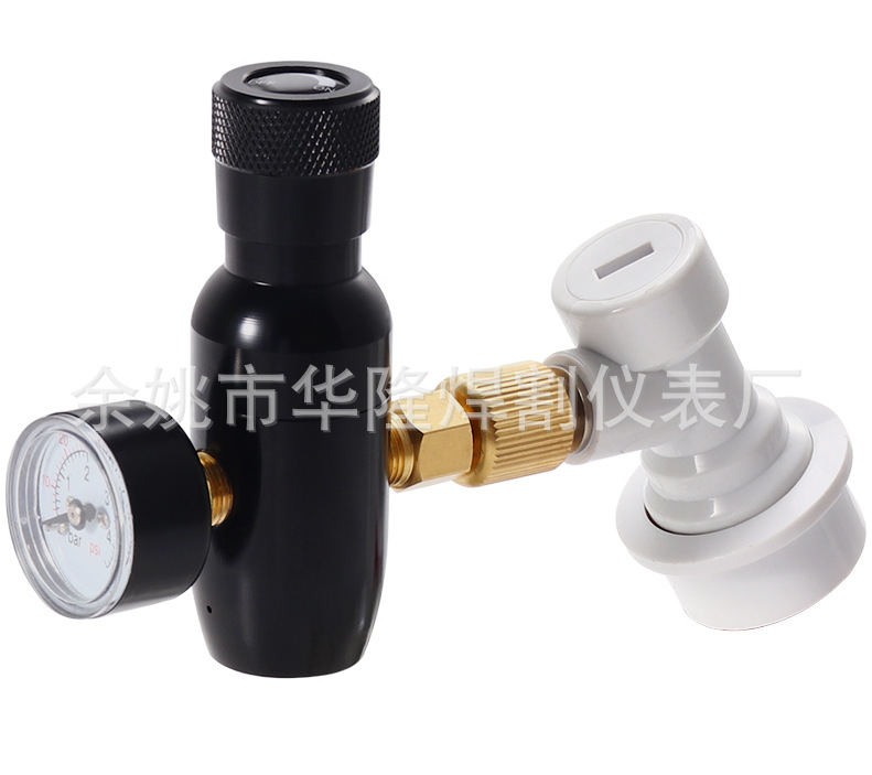 KEG桶啤酒CO2减压表迷你减压器