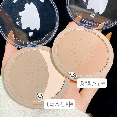 xixi Modern Monochrome Contouring Palette Matte Highlight Face Brightening All-in-one Contouring Palette Natural Shading on the Face