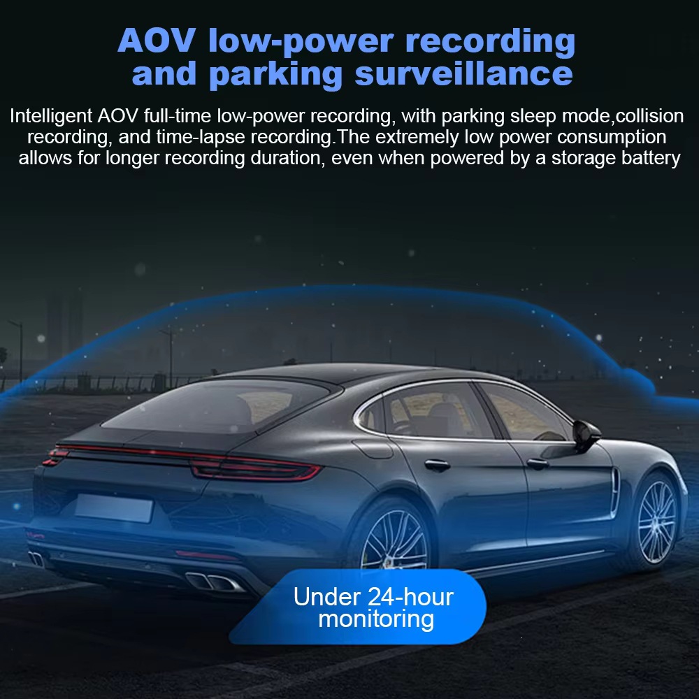 Cross-Border 4g Smart Driving Recorder 2K+1080P Driving Assistance Support G-Sensor Collision Detection Gps